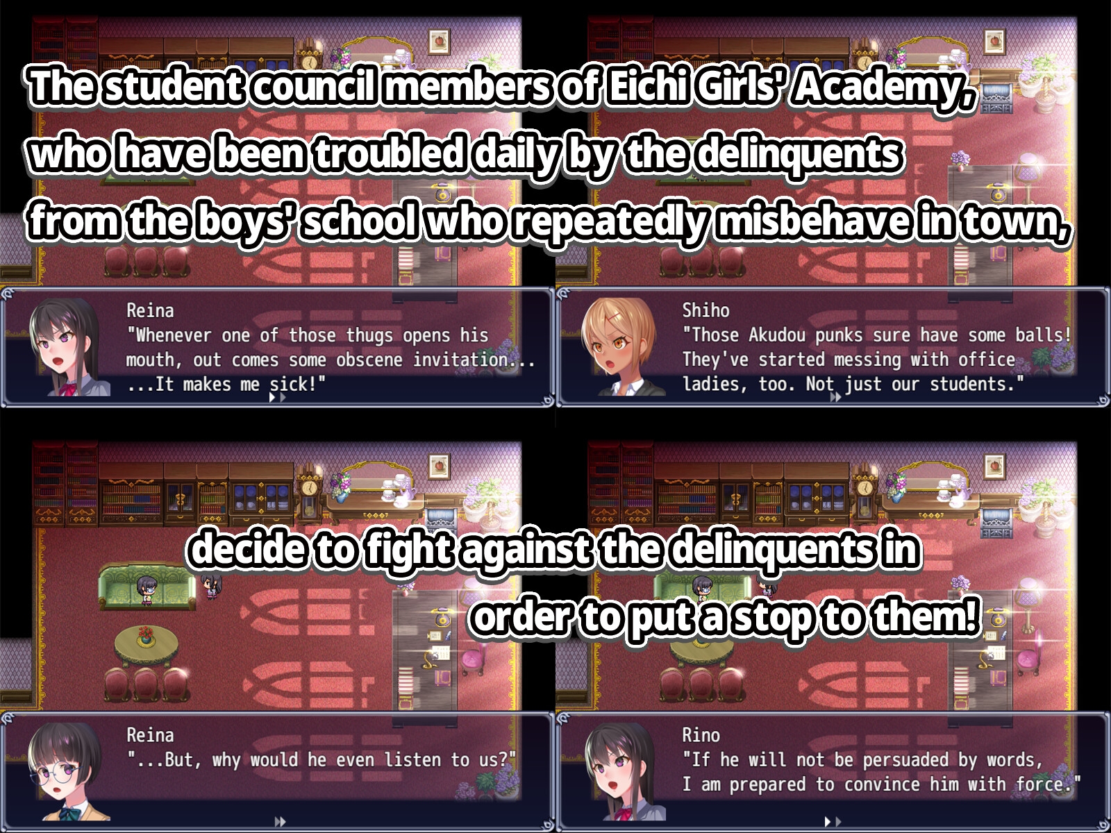 [ENG Ver.] Slave Training - Elite Female Student Council in a School of Delinquents