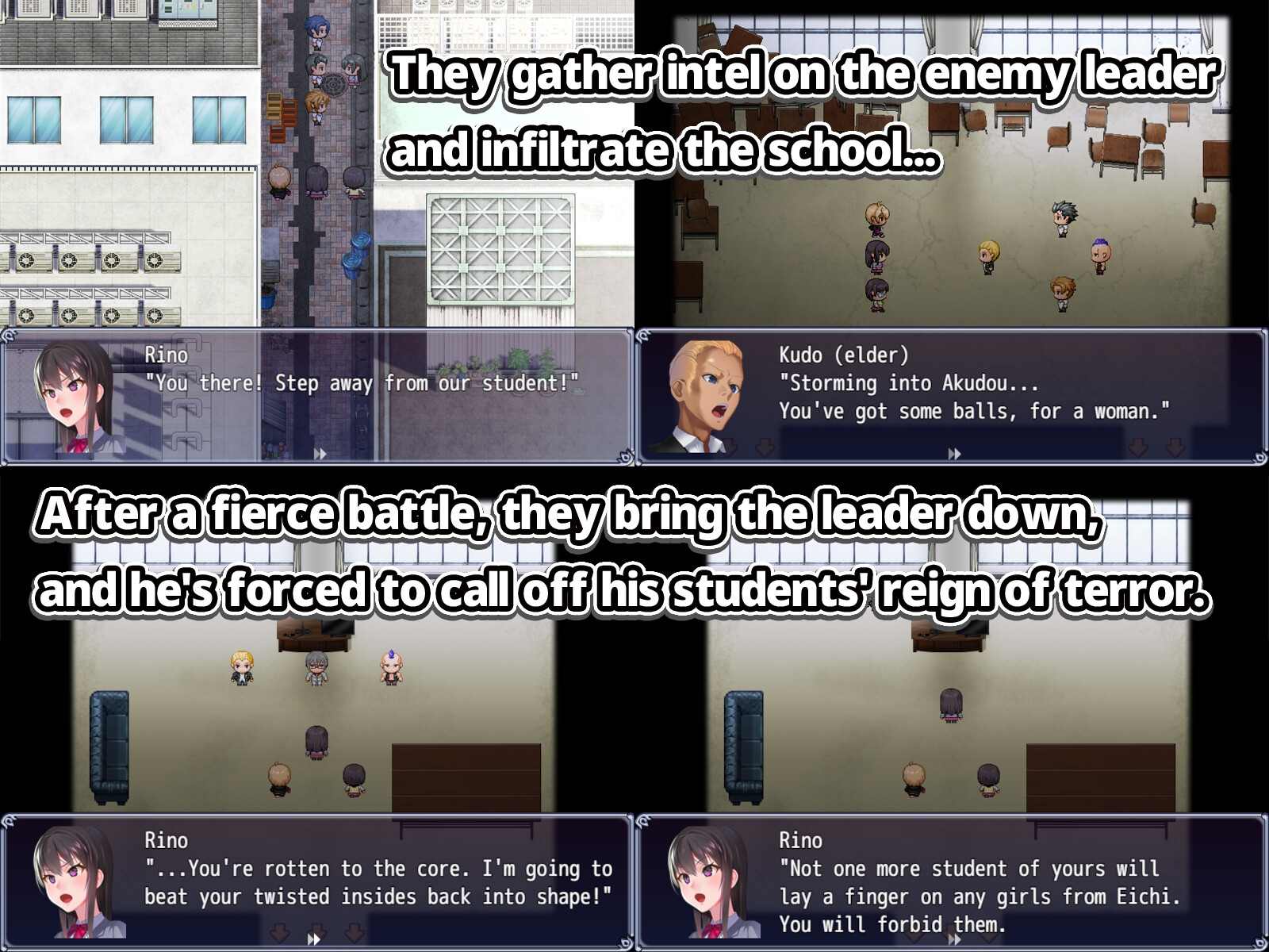 [ENG Ver.] Slave Training - Elite Female Student Council in a School of Delinquents