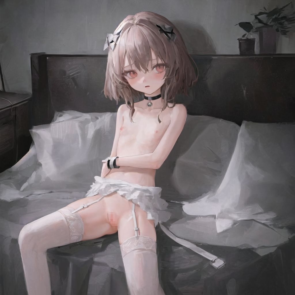 色白細身少女画集【CGイラスト集】