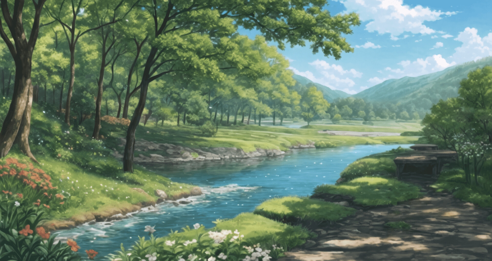 美しい森林!AI生成された森林の背景画像128枚!