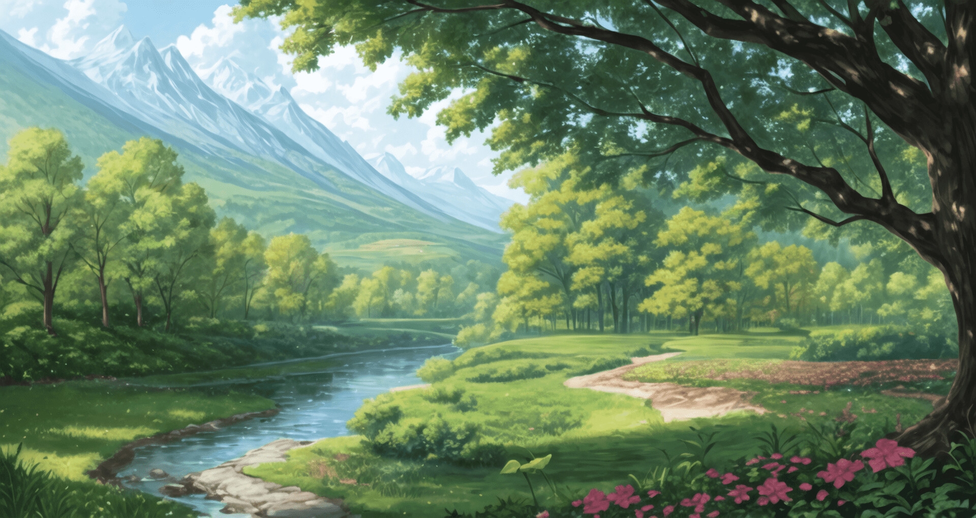 美しい森林!AI生成された森林の背景画像128枚!