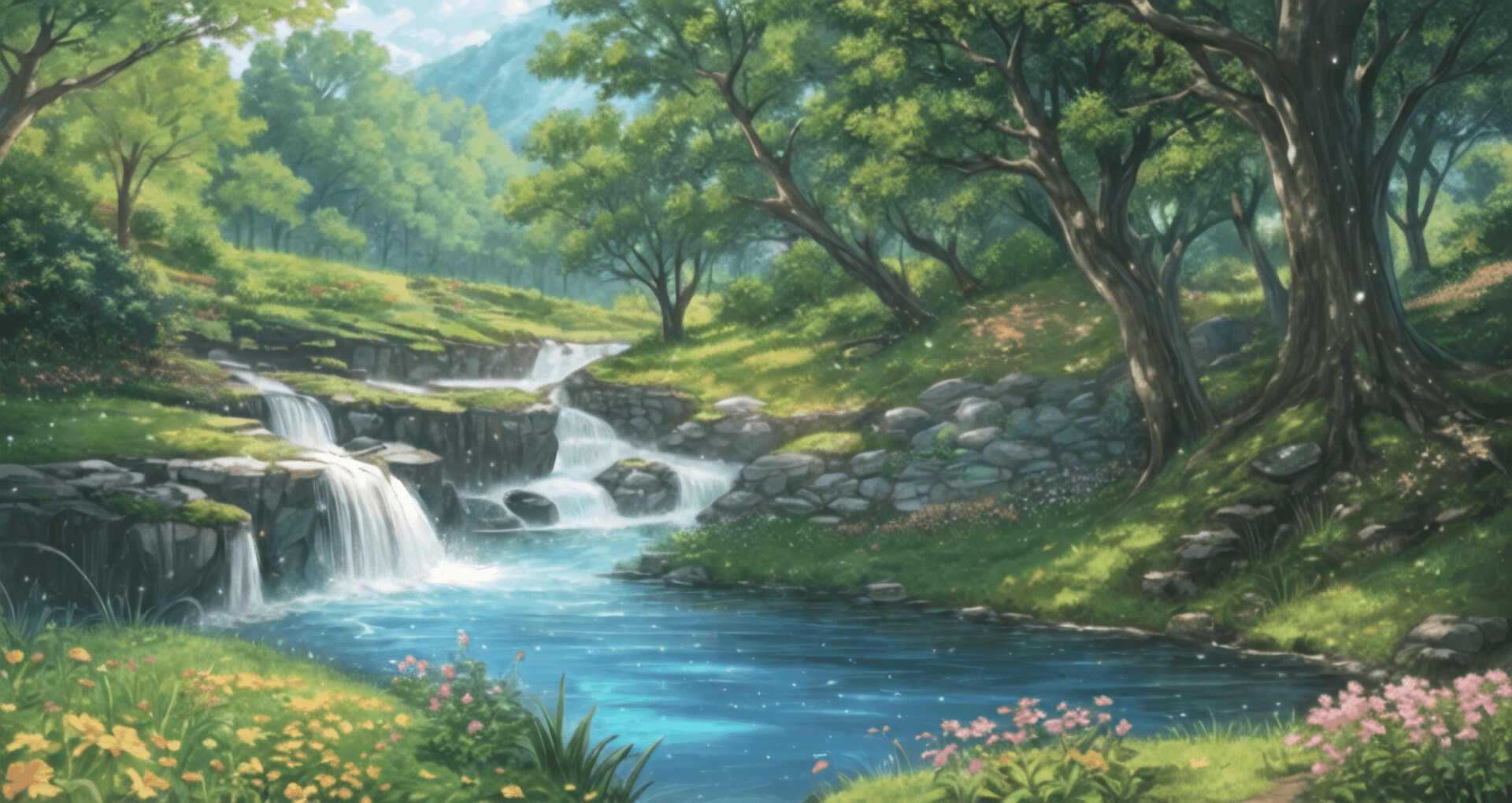 美しい森林!AI生成された森林の背景画像128枚!