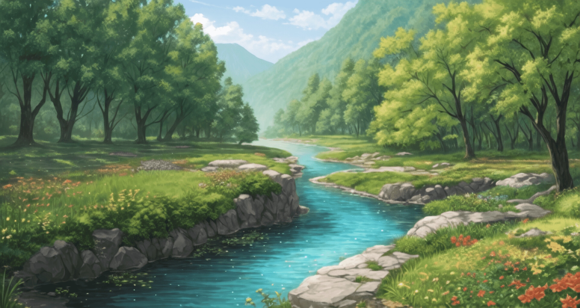 美しい森林!AI生成された森林の背景画像128枚!