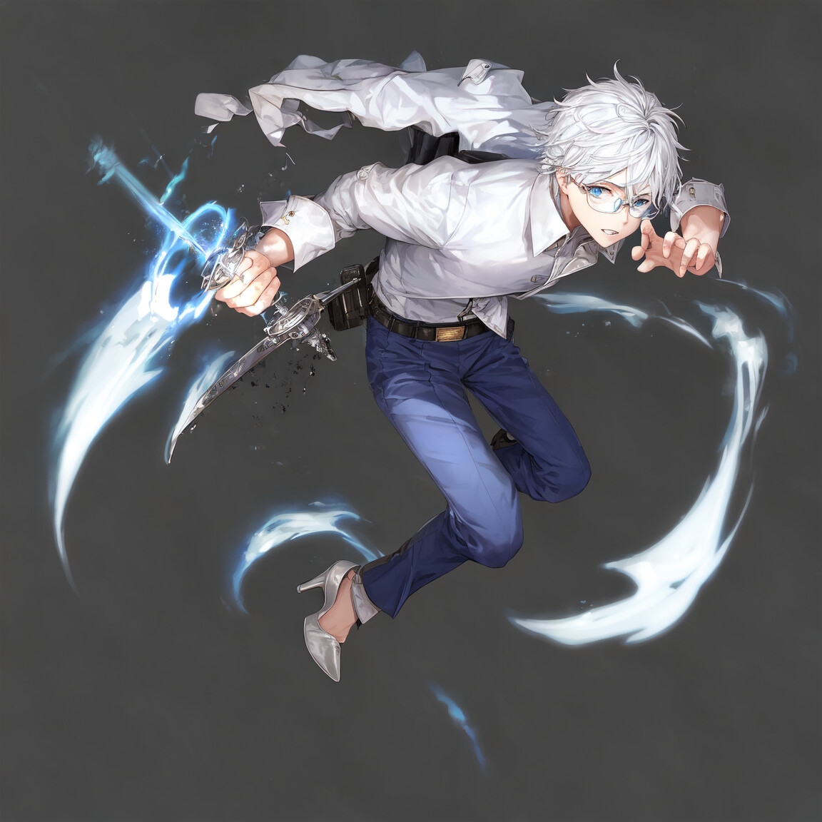 CGイラスト集 狐耳・ツインテール・銀髪