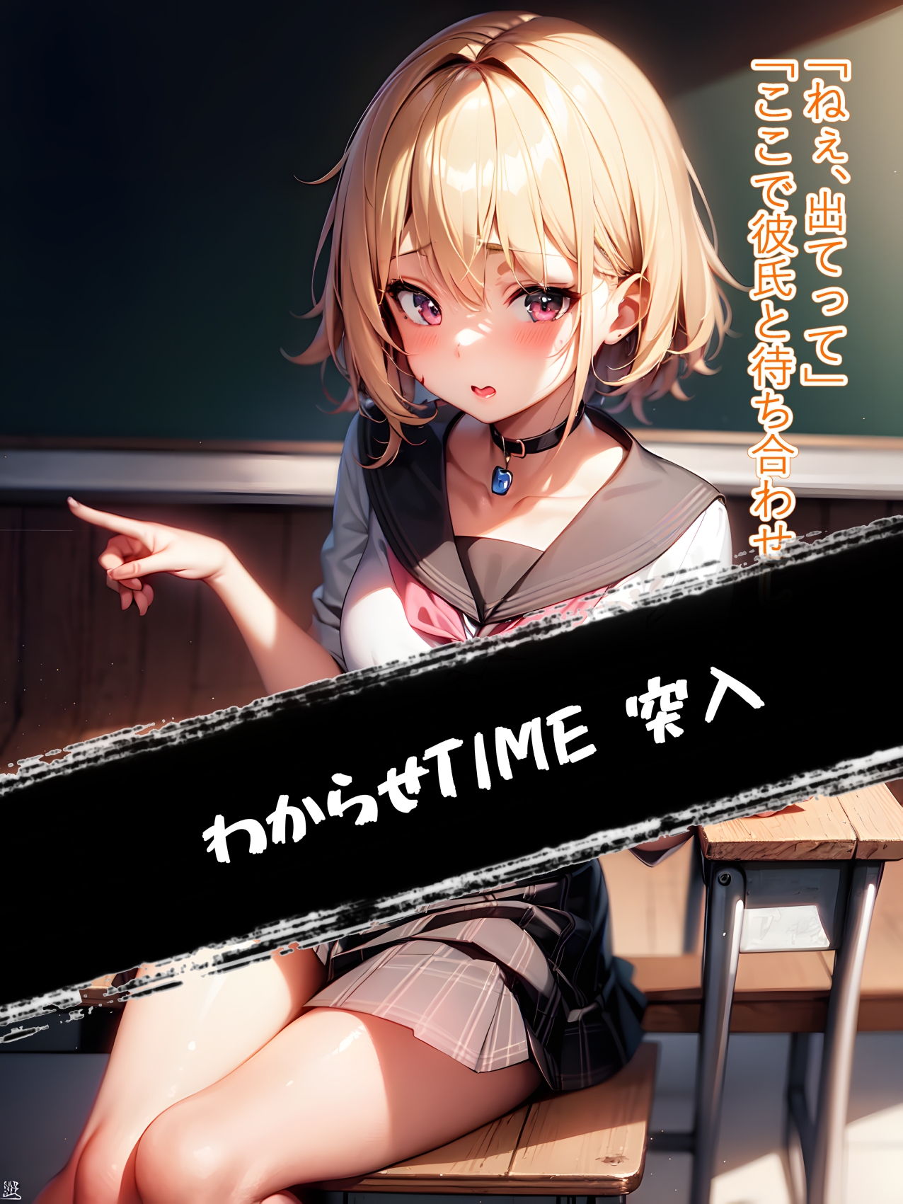 生意気な金髪ギャルJKをわからせる