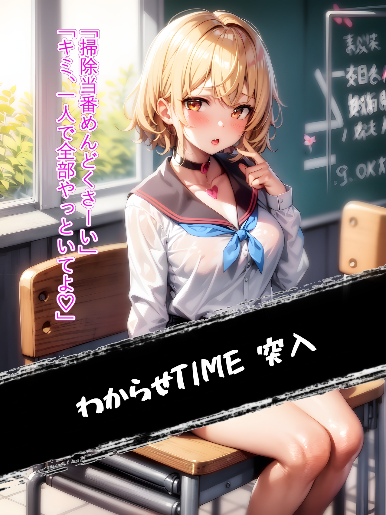 生意気な金髪ギャルJKをわからせる