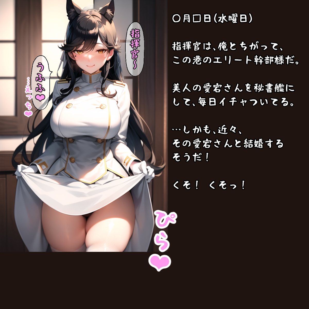 催眠アプリを手にした底辺中年おじさん艦娘托卵ダイアリー