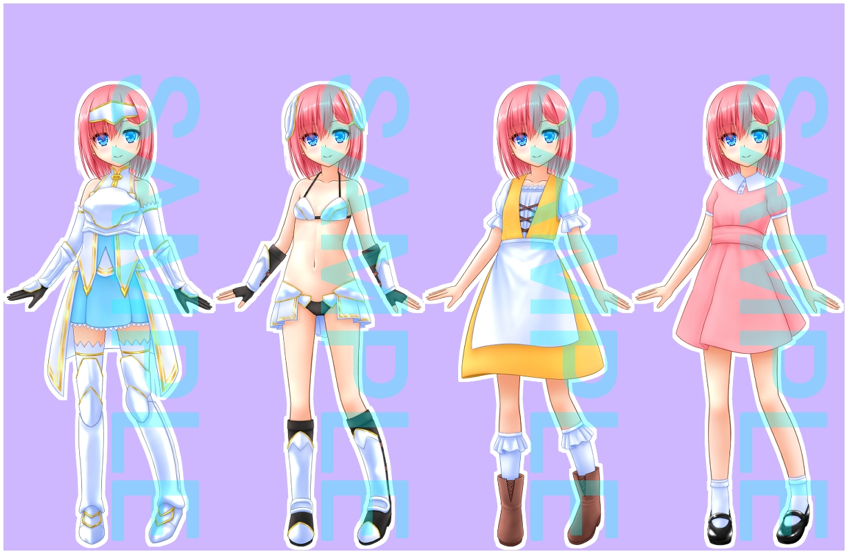 女性立ち絵素材3