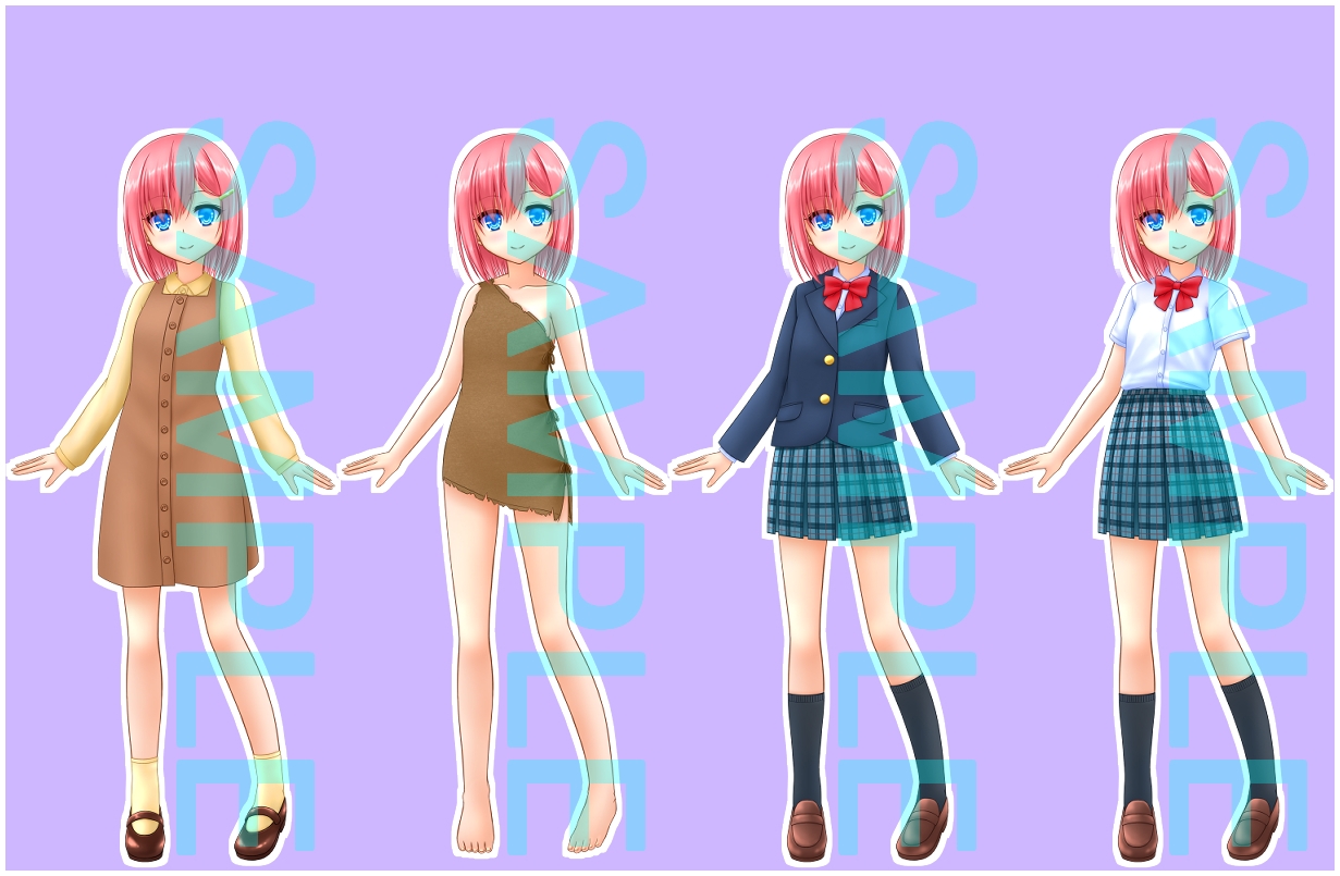 女性立ち絵素材3