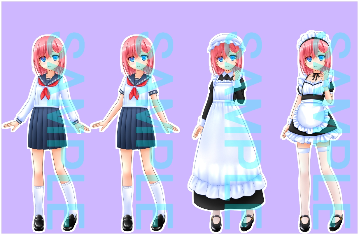 女性立ち絵素材3