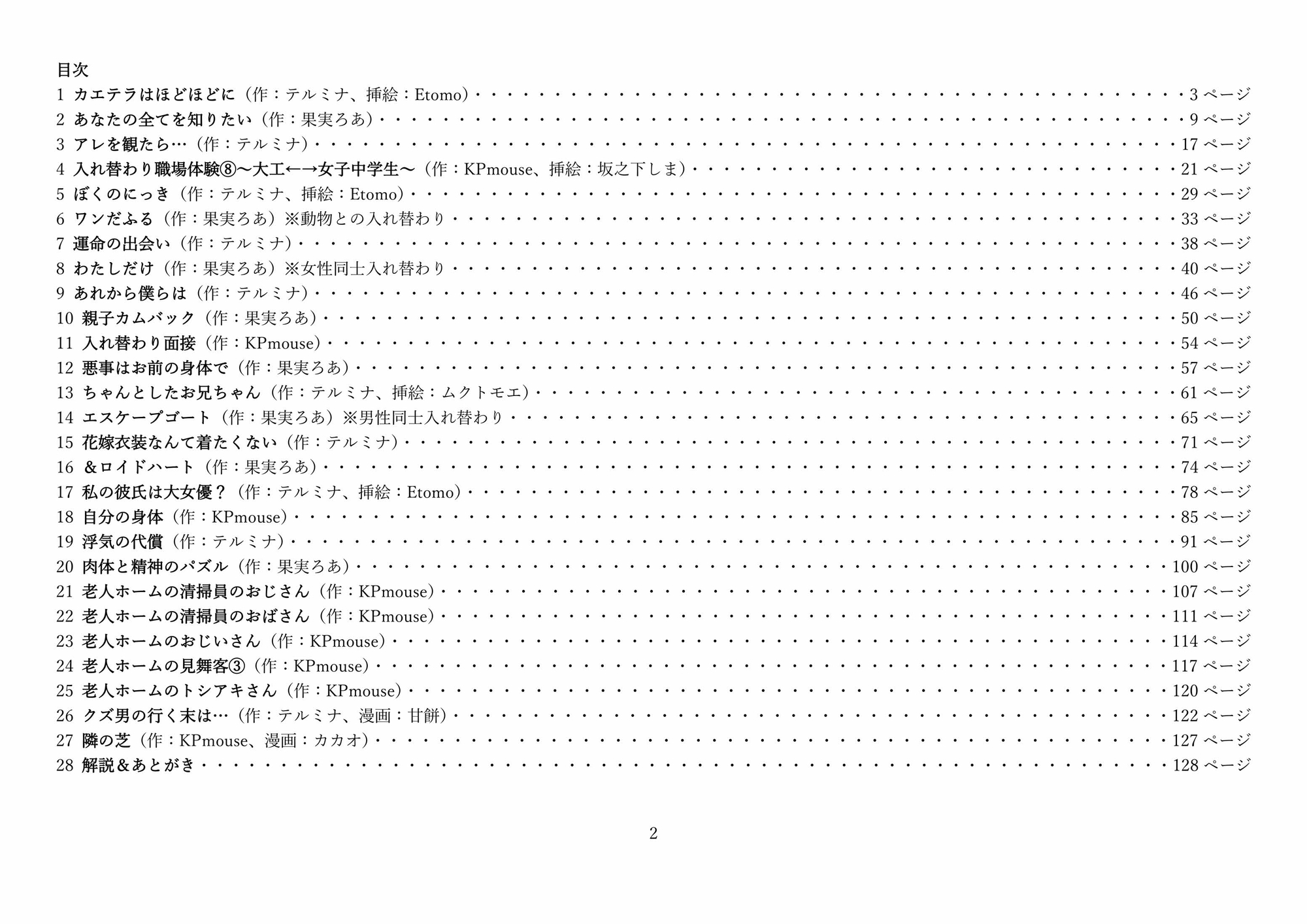 本当は怖い入れ替わり～オール戻らないエンド～総集編