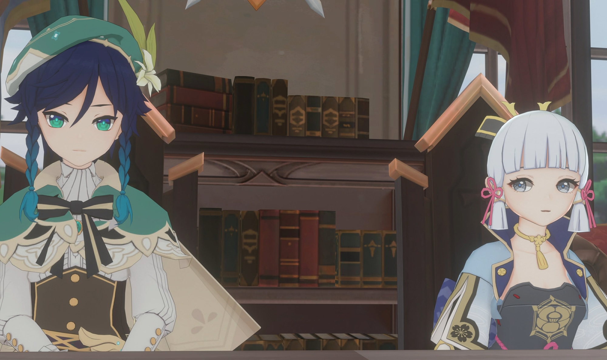 酔った吟遊詩人と和服女子 4K 2160P