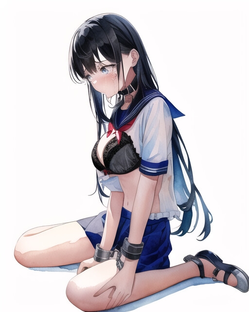 制服美少女監禁CG だれかたすけて...