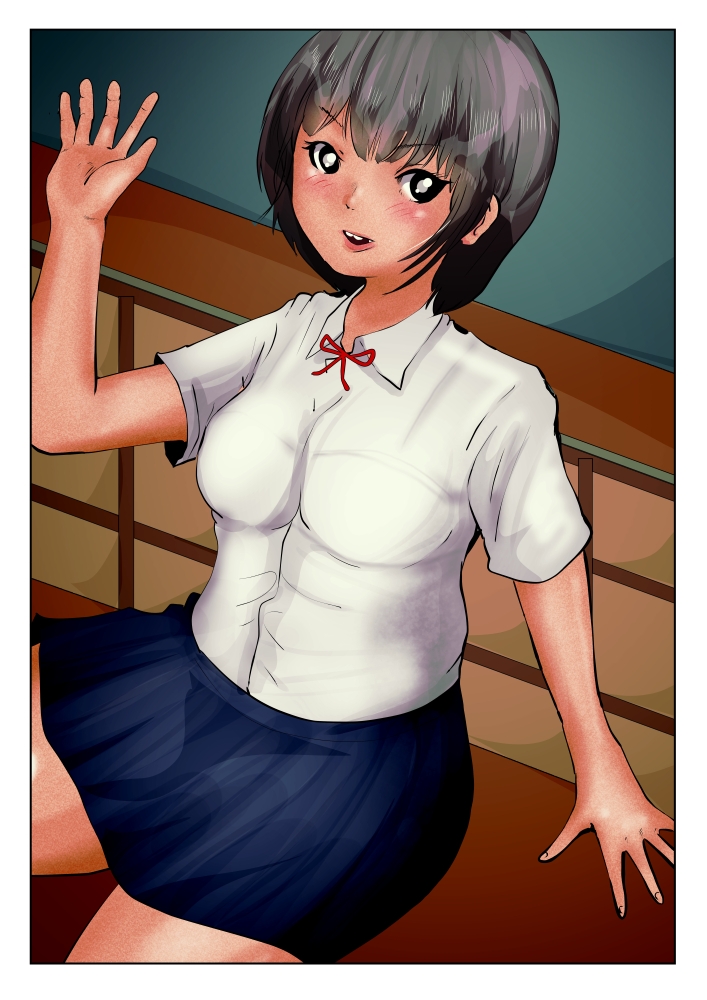 歯欠けの三枝さんのピンチ