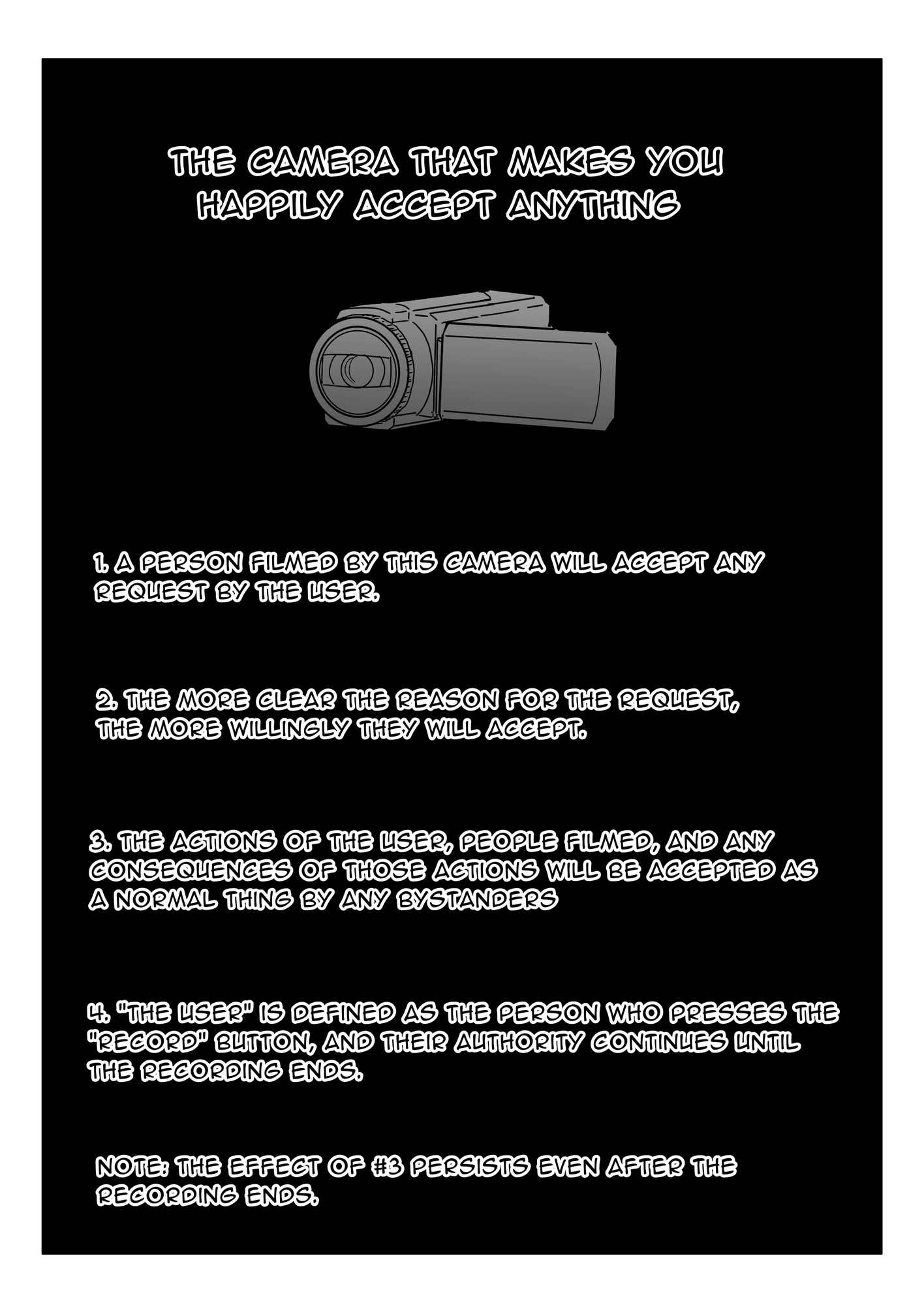 【英語版】写るとノリノリで何でも受け入れちゃうビデオカメラ