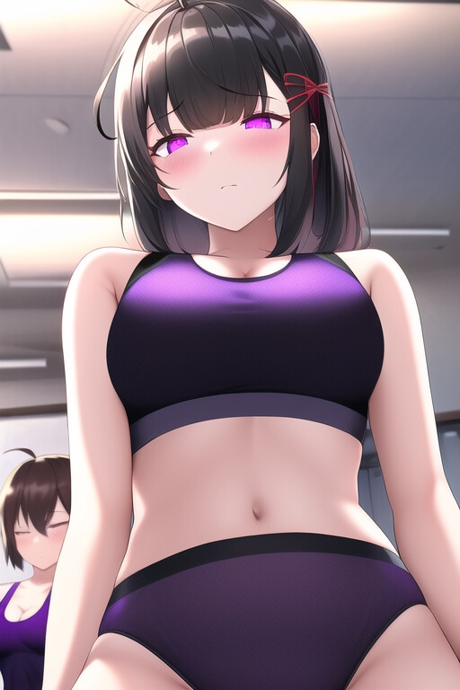 スポーツブラのロッカールーム