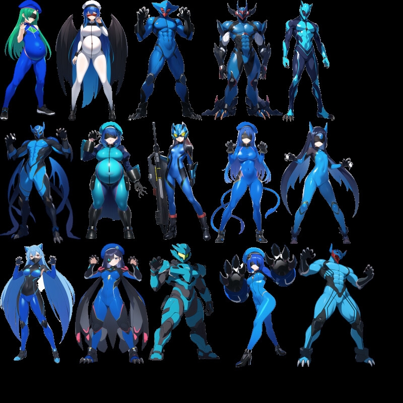 AI製戦闘員素材99+90