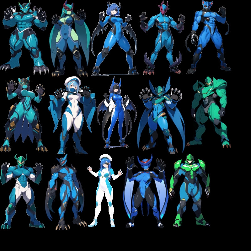 AI製戦闘員素材99+90