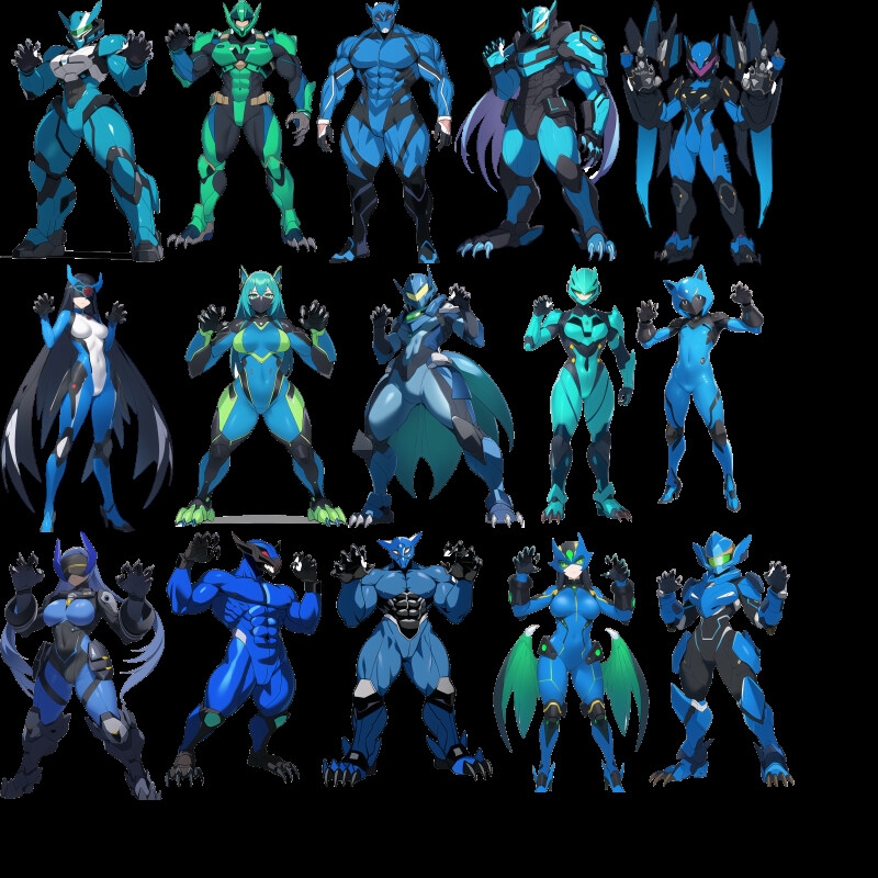 AI製戦闘員素材99+90