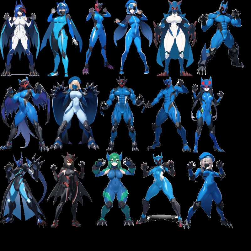 AI製戦闘員素材99+90