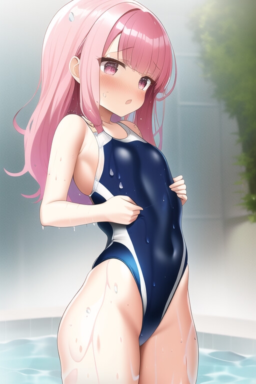競泳水着ピンクちゃん