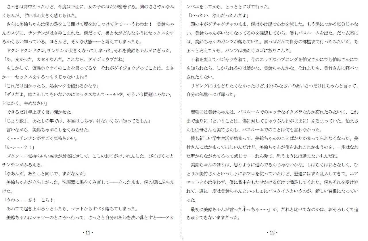 女神様と王女様といとこの(下)僕