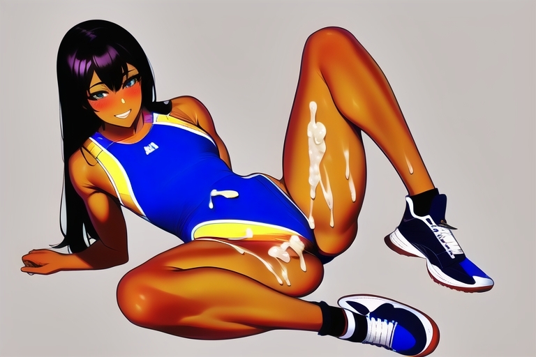 みせオナ!ハイレグ陸上ユニフォームで見せつけオナニー