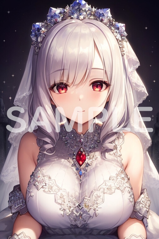 ヒロインの花嫁イラスト