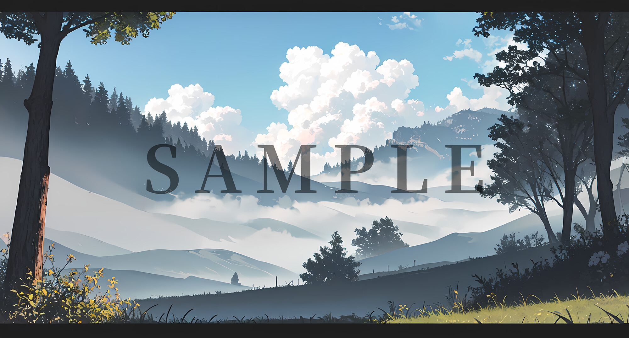 「ファンタジー/和風森林系の背景」CG素材集~100枚!!