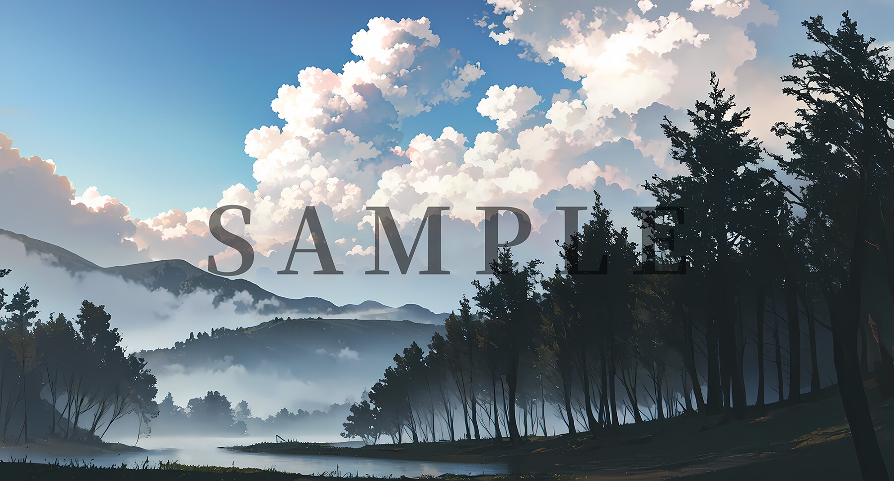 「ファンタジー/和風森林系の背景」CG素材集~100枚!!