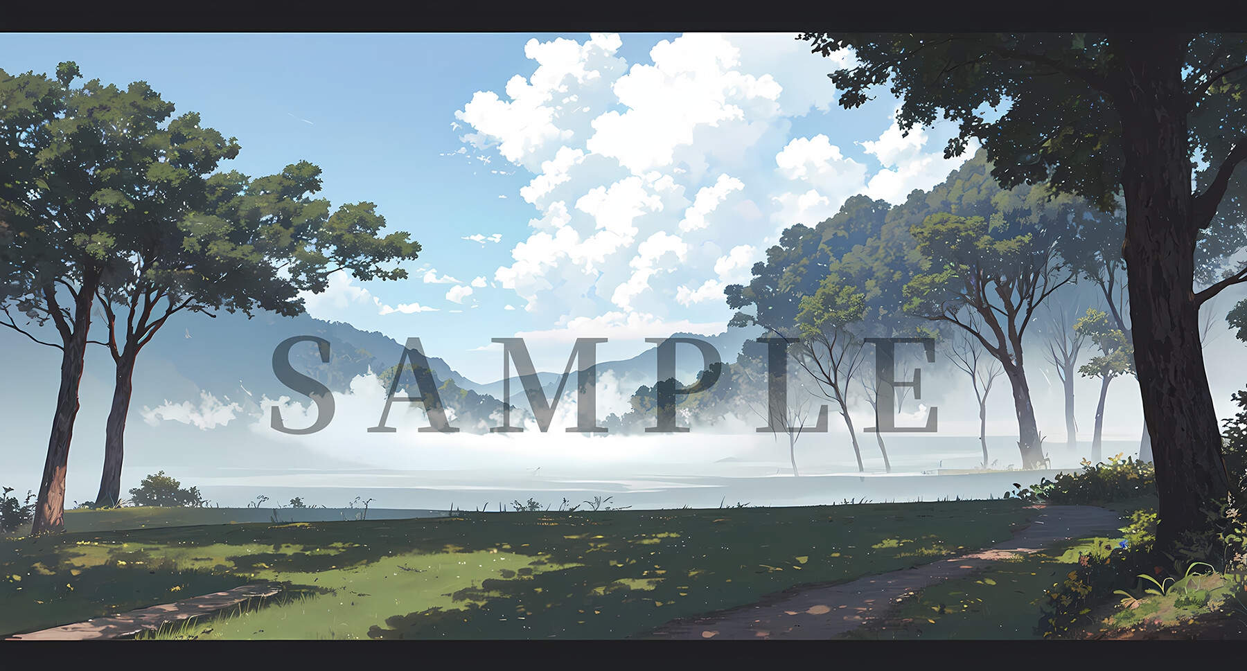 「ファンタジー/和風森林系の背景」CG素材集~100枚!!