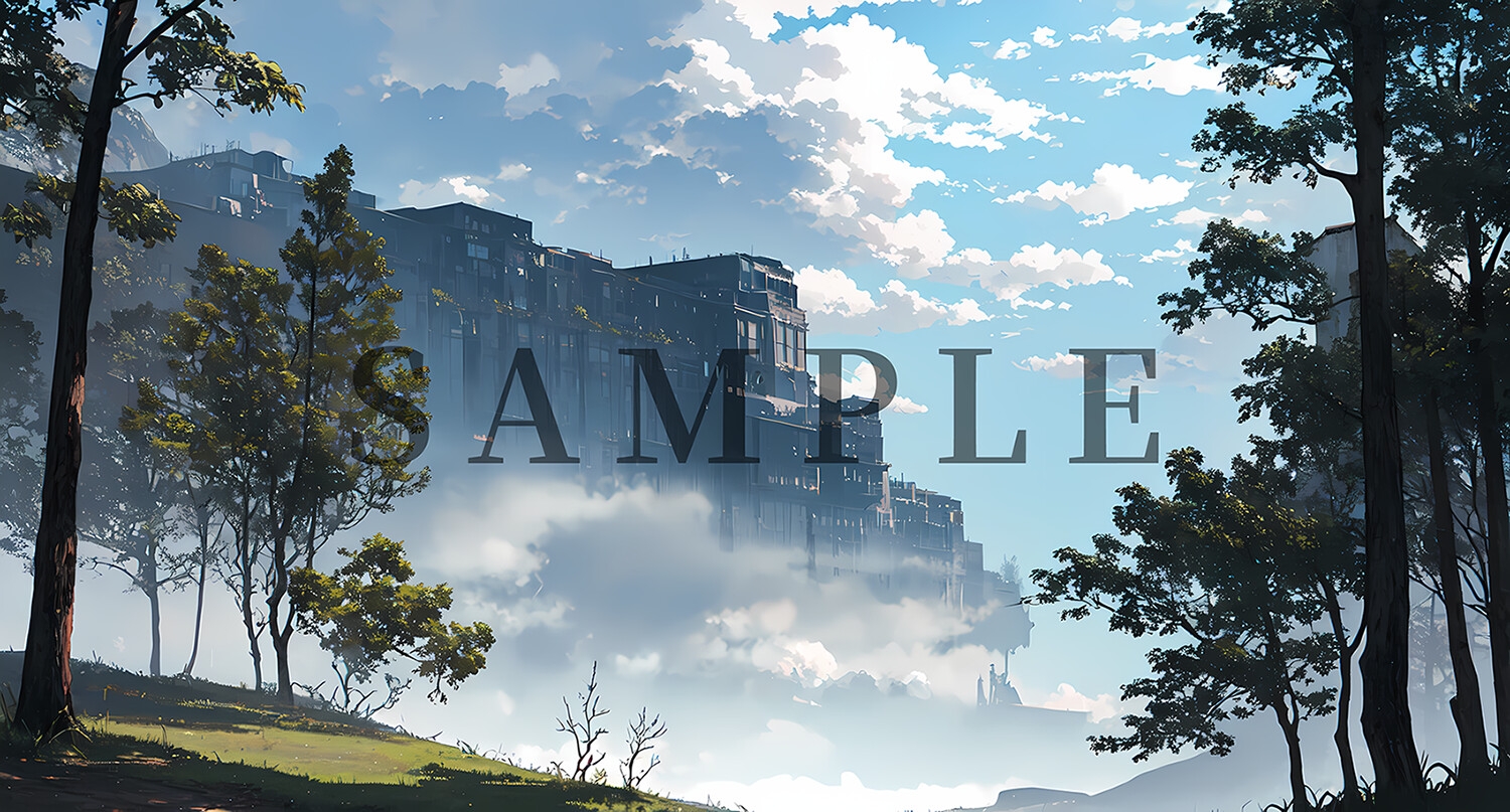 「ファンタジー/和風森林系の背景」CG素材集~100枚!!