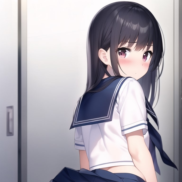 セーラー服 純白パンツ お尻コレクション vol.2