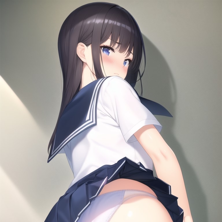 セーラー服 純白パンツ お尻コレクション vol.2