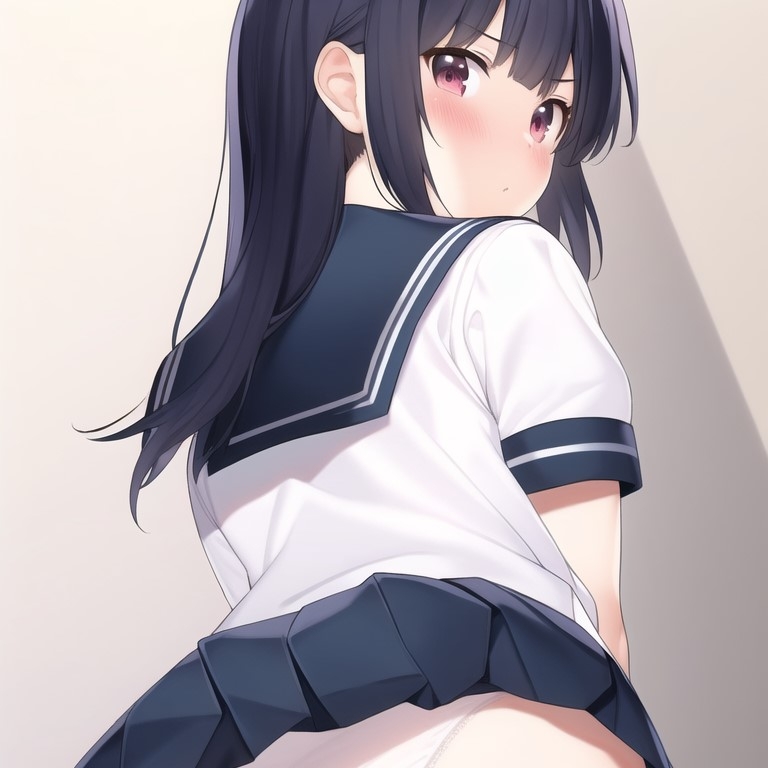 セーラー服 純白パンツ お尻コレクション vol.2