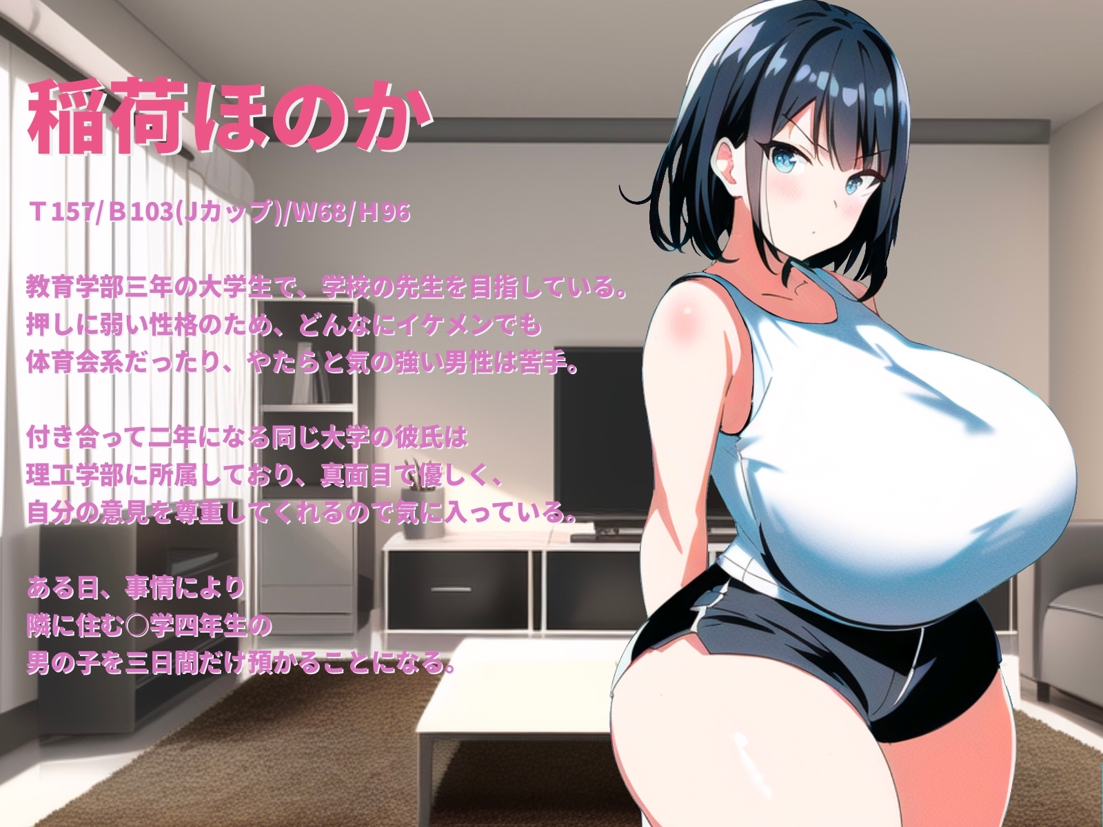 隣に住むおっぱいの大きい女子大生にすぐエッチなイタズラをするエロガキ
