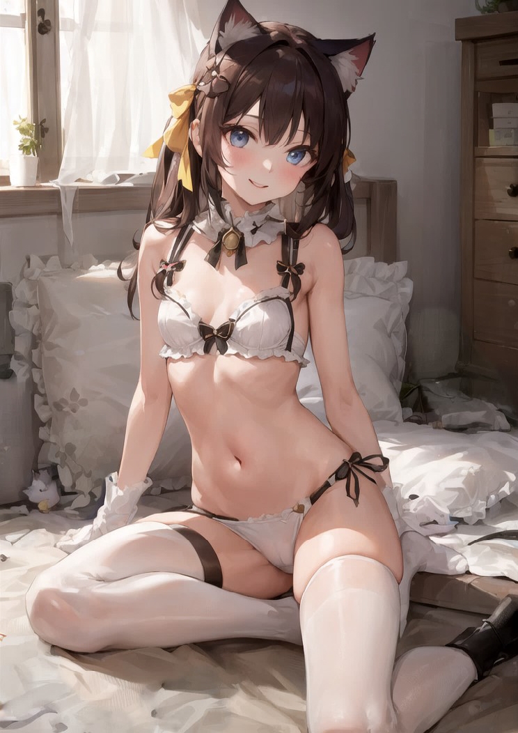 小さいねこ娘-Gothic-