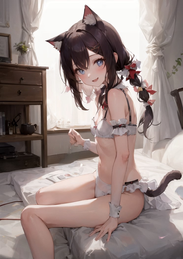 小さいねこ娘-Gothic-