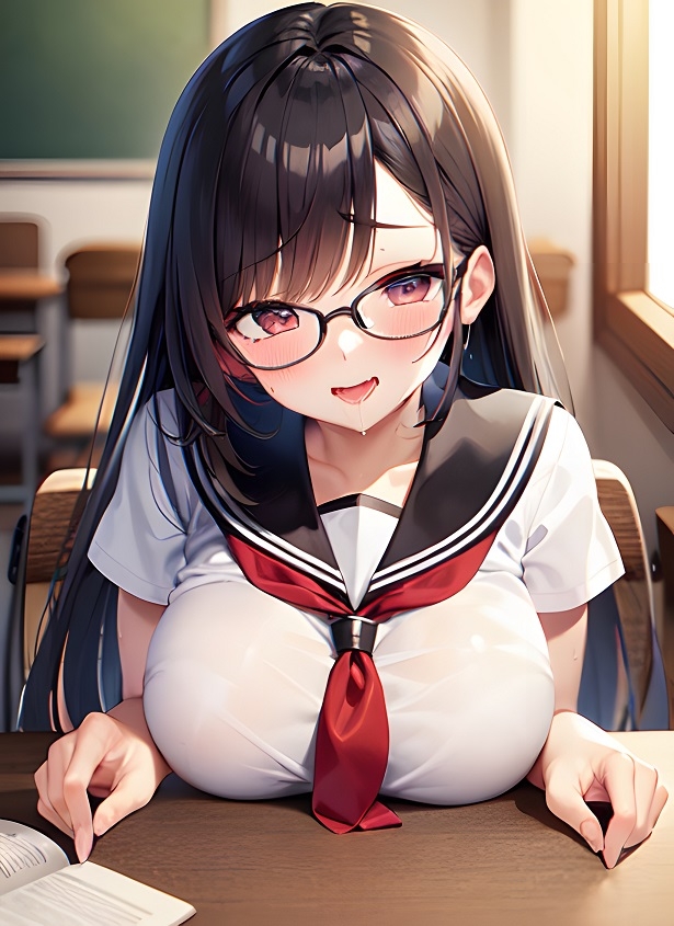 優等生メガネっ子のドスケベな本性