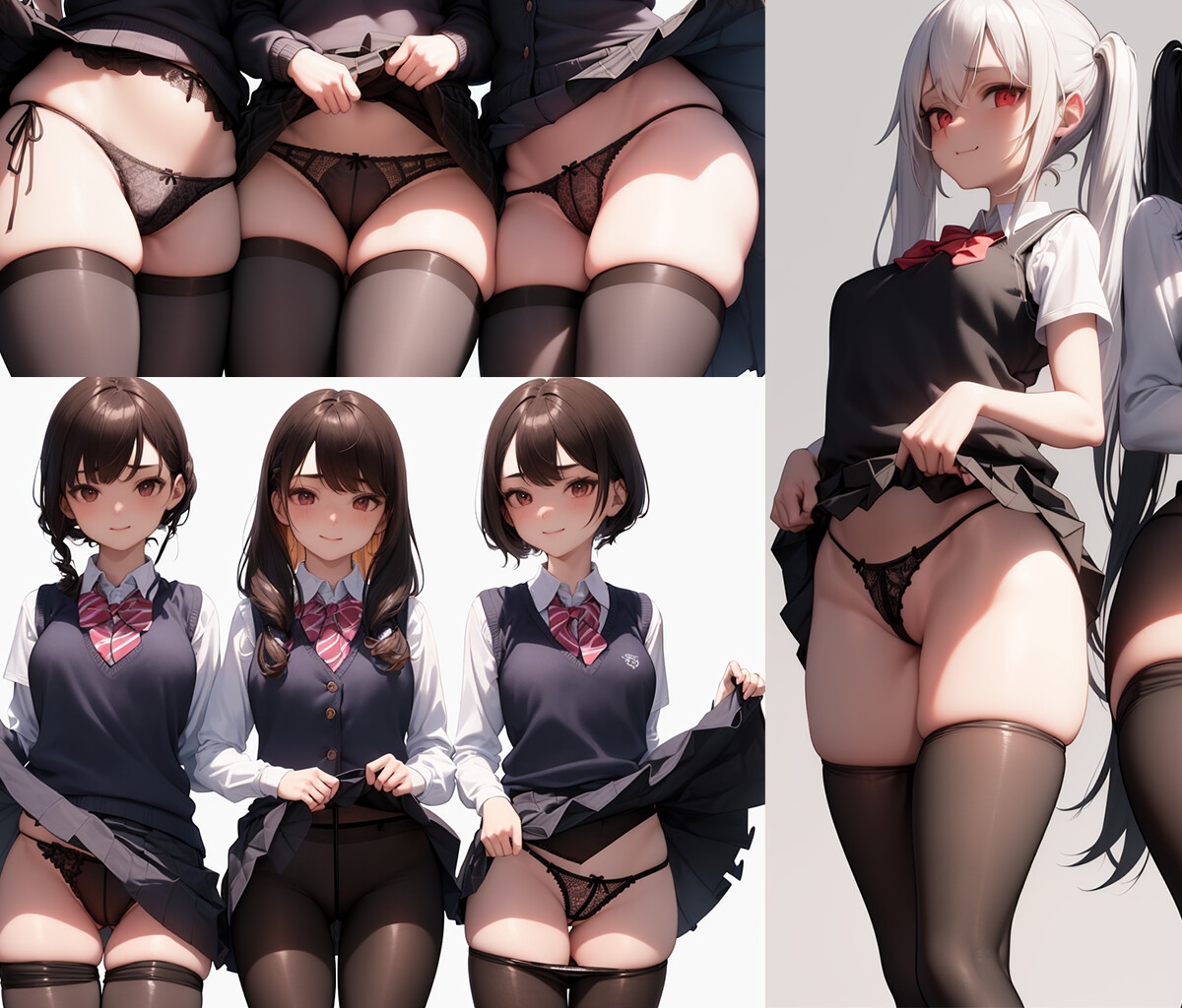 尻×タイツ×パンティー お尻とパンティー見せてもらえませんか?