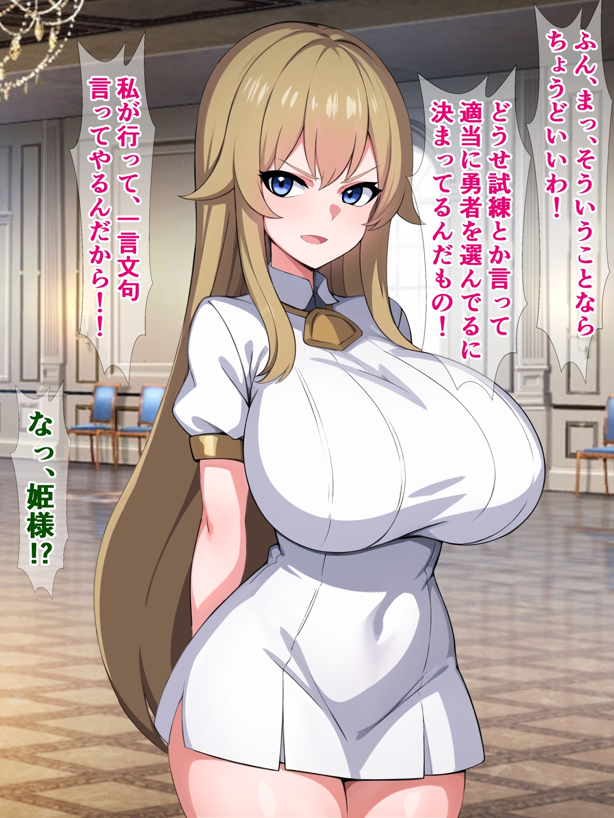 ヌくと勇者になれる伝説の聖剣で、姫と魔王が勝手に腰フリ対決する話