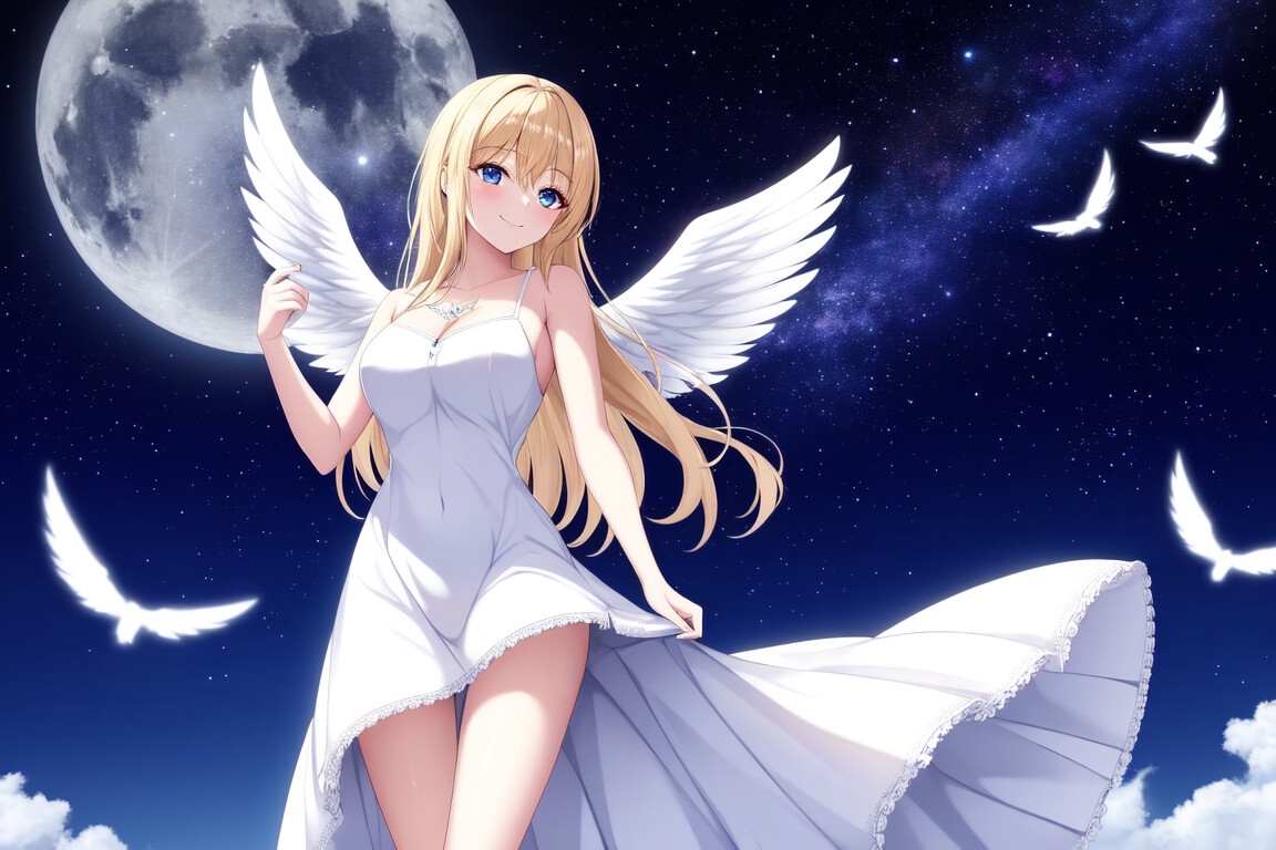 天使少女の開脚 CGイラスト集50枚(angel girl spread legs illustration 50 sheets)