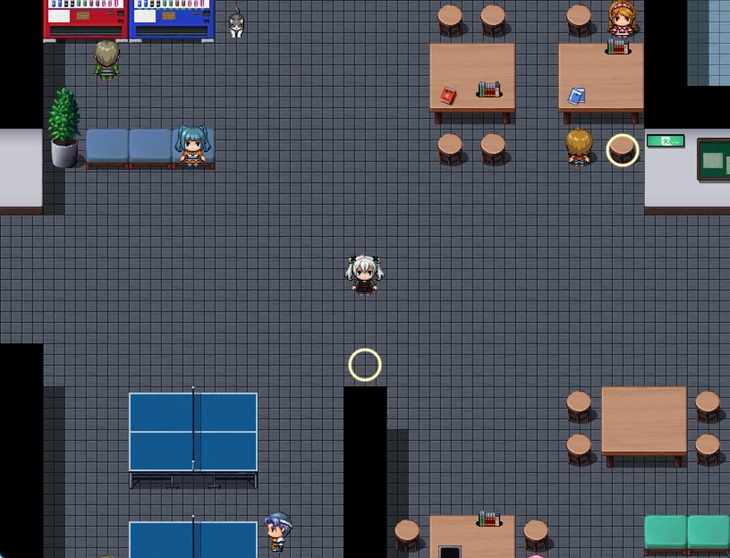 RPGツクールMV・MZ用 マップチップ/タイルセット5 『学生寮/日本の住宅/図書館/現代/室内/屋内/内装/家の中』