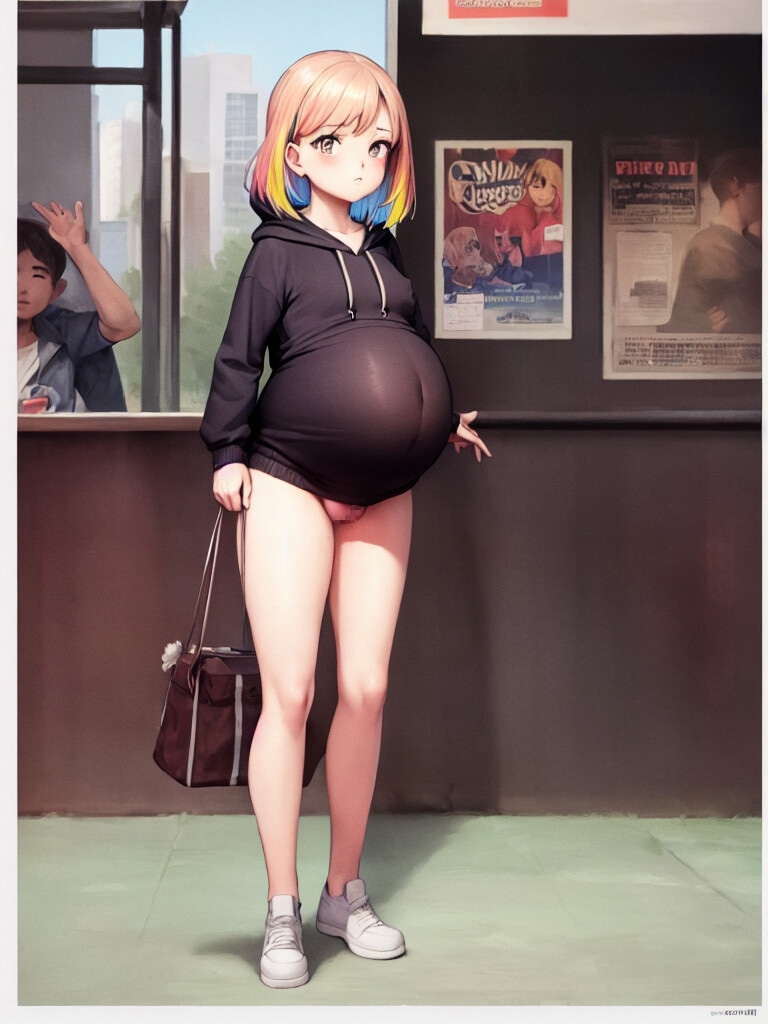 露出の少女と乳牛のCG1095枚