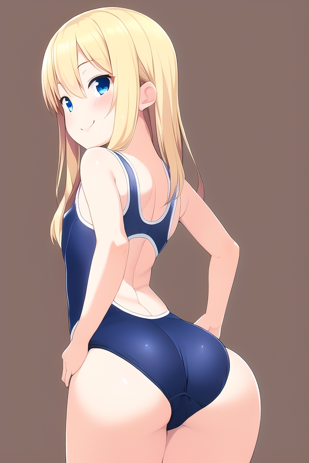 金髪!貧乳微乳!メスガキの水着っ!