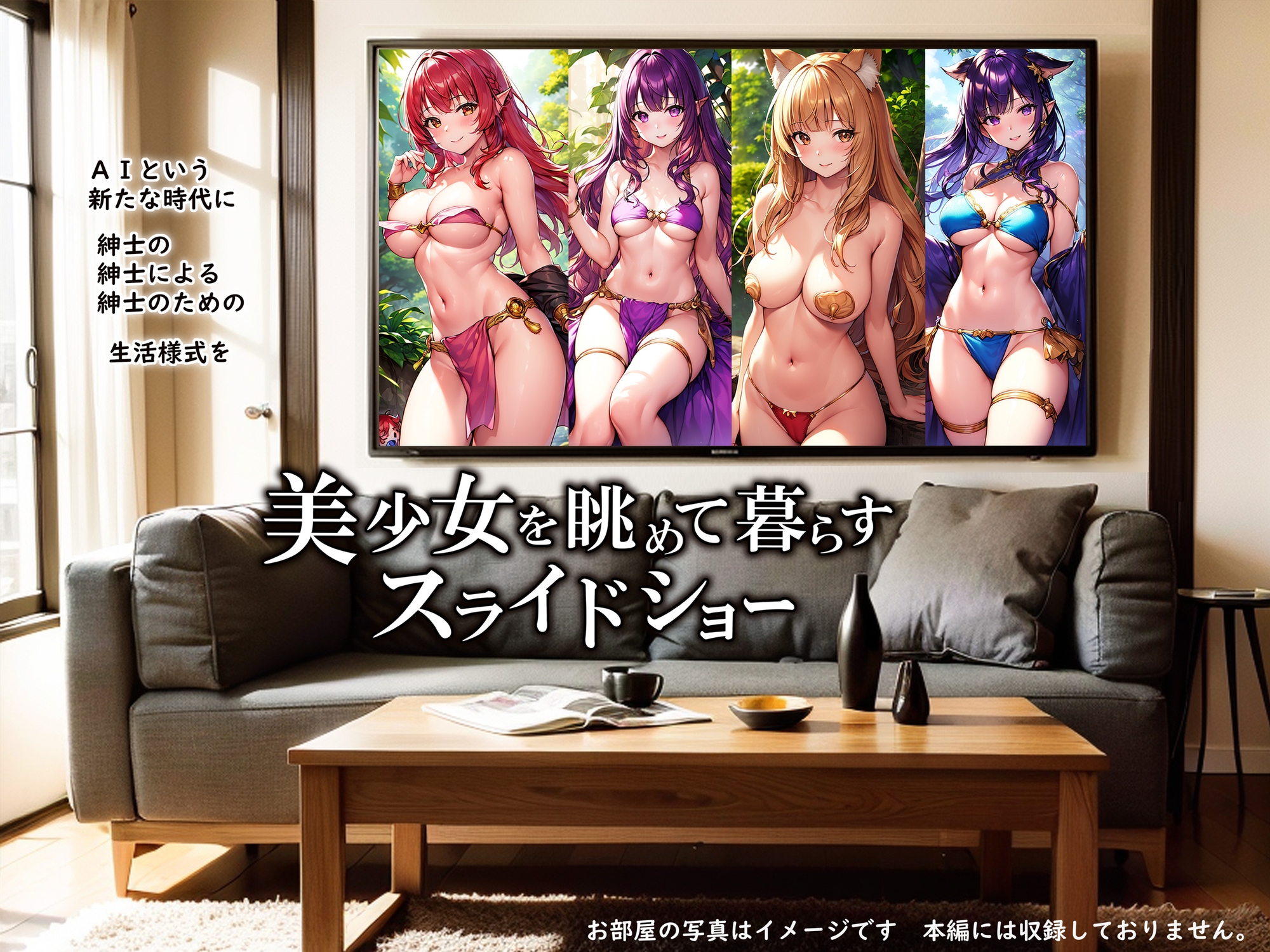 美少女を眺めて暮らすスライドショー