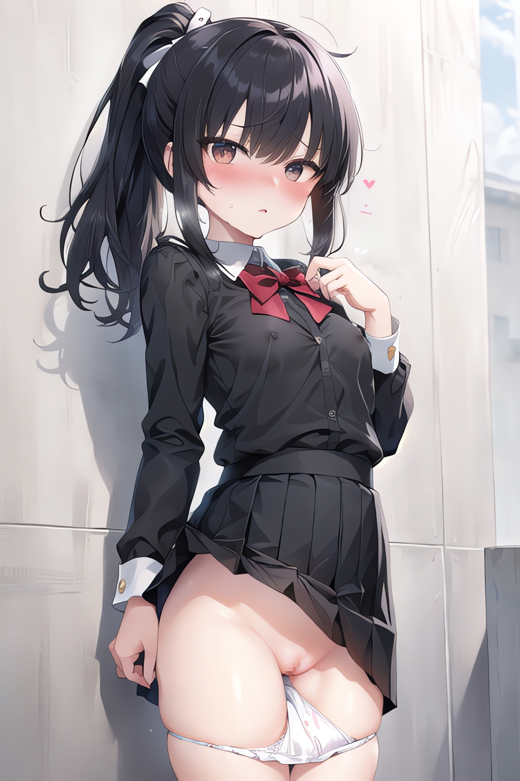 【110枚】露出制服少女