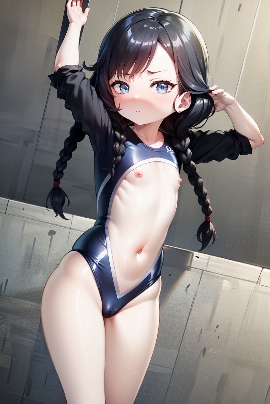 水着, 露出症, トップレスロリ