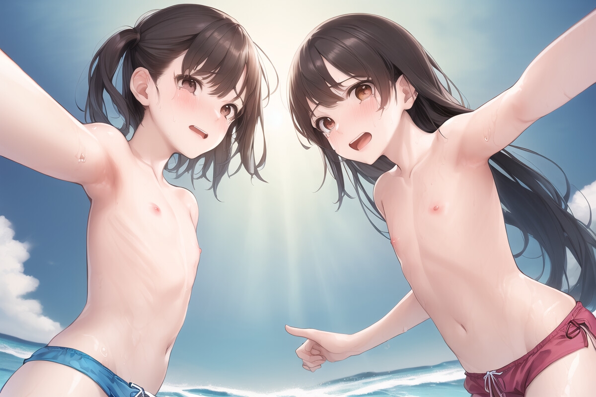 男水着チャレンジ CG集