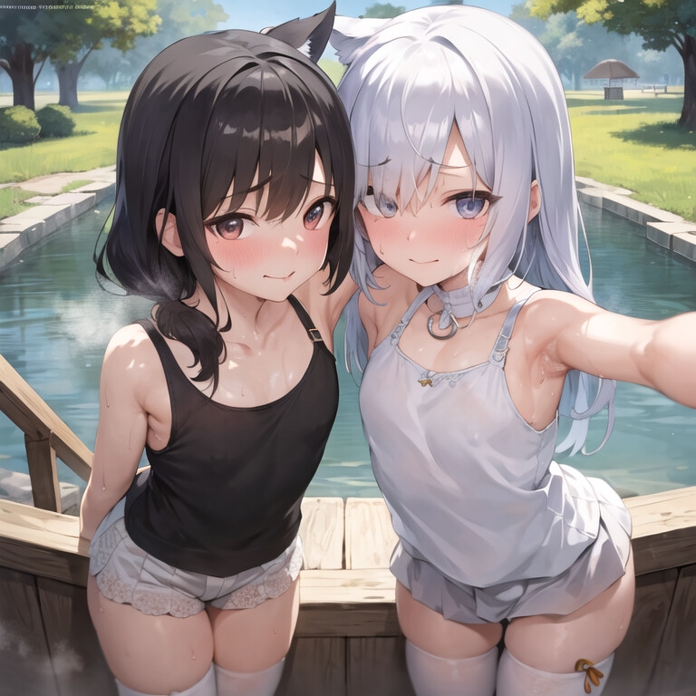 2倍の幸せ(貧乳)